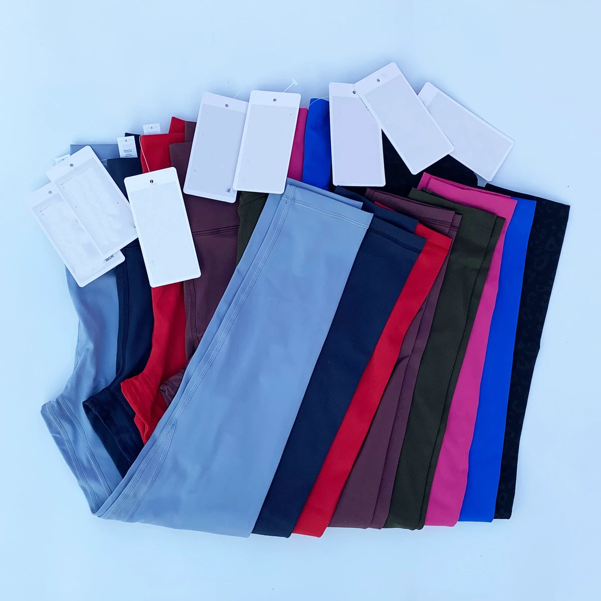 High-Waisted Sports Pants Double-Sided Brushed Slim Fit Naked-Feel High-Elastic Peach Butt Cropped Yoga Leggings