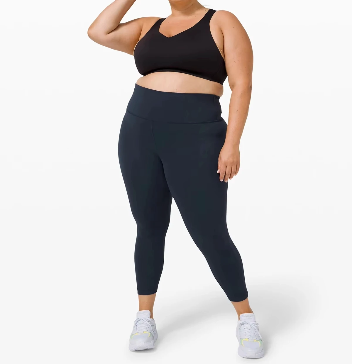 Women's High Waist Yoga Pants Breathable Quick Dry Fitness Leggings Tight Pocket Casual Style Elastic Waist Skinny Fit Plus Size