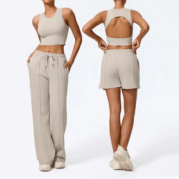 High Quality Outdoor Sportswear Yoga Wear High Waist Pants Yoga Set with Tank Top for Women Fitness Sports Shirt Gym Yoga Sets
