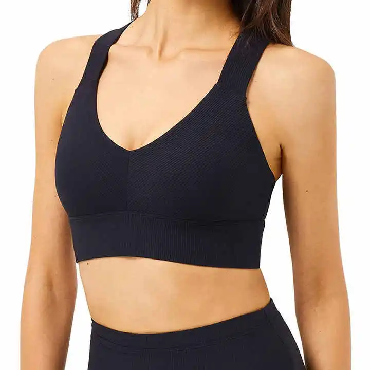 Fitness Wear High Support Sports Bra Spandex Nylon Made Quick Dry Breathable New Arrival for Online Sale