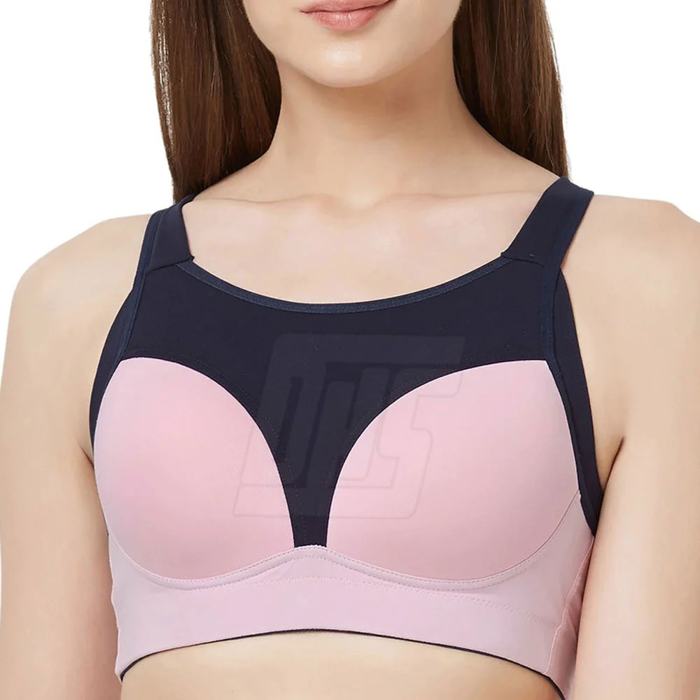 High Support Fitness Bra With Wide Shoulder Straps For Running Jogging Or Sports Sessions Fitness Bra