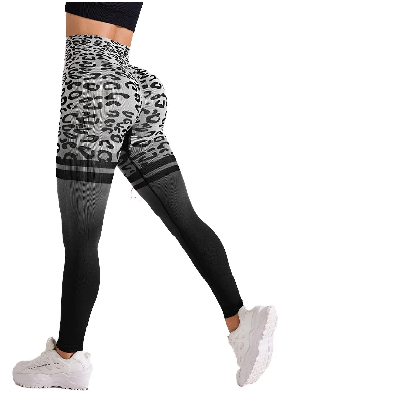 Women's Seamless Solid Ankle-Length Yoga Leggings Butt Lifting Fitness Pants High Elastic Waist Polyamide Four-Way Stretch Quick