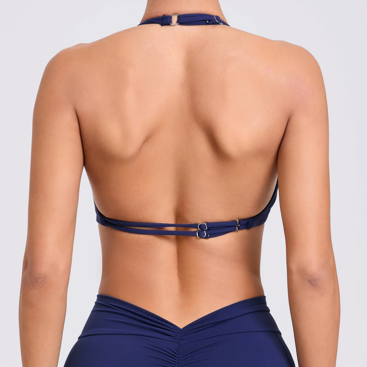 Women's High Support Stretch Strappy Yoga Running Sport Bra Breathable Active Workout with Plus Size Features