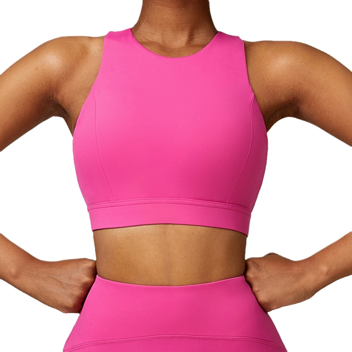 Hot Sale Environmental Fitness Top Sexy Sports Backless Bra Shockproof Tank Sports Yoga Bra for Women