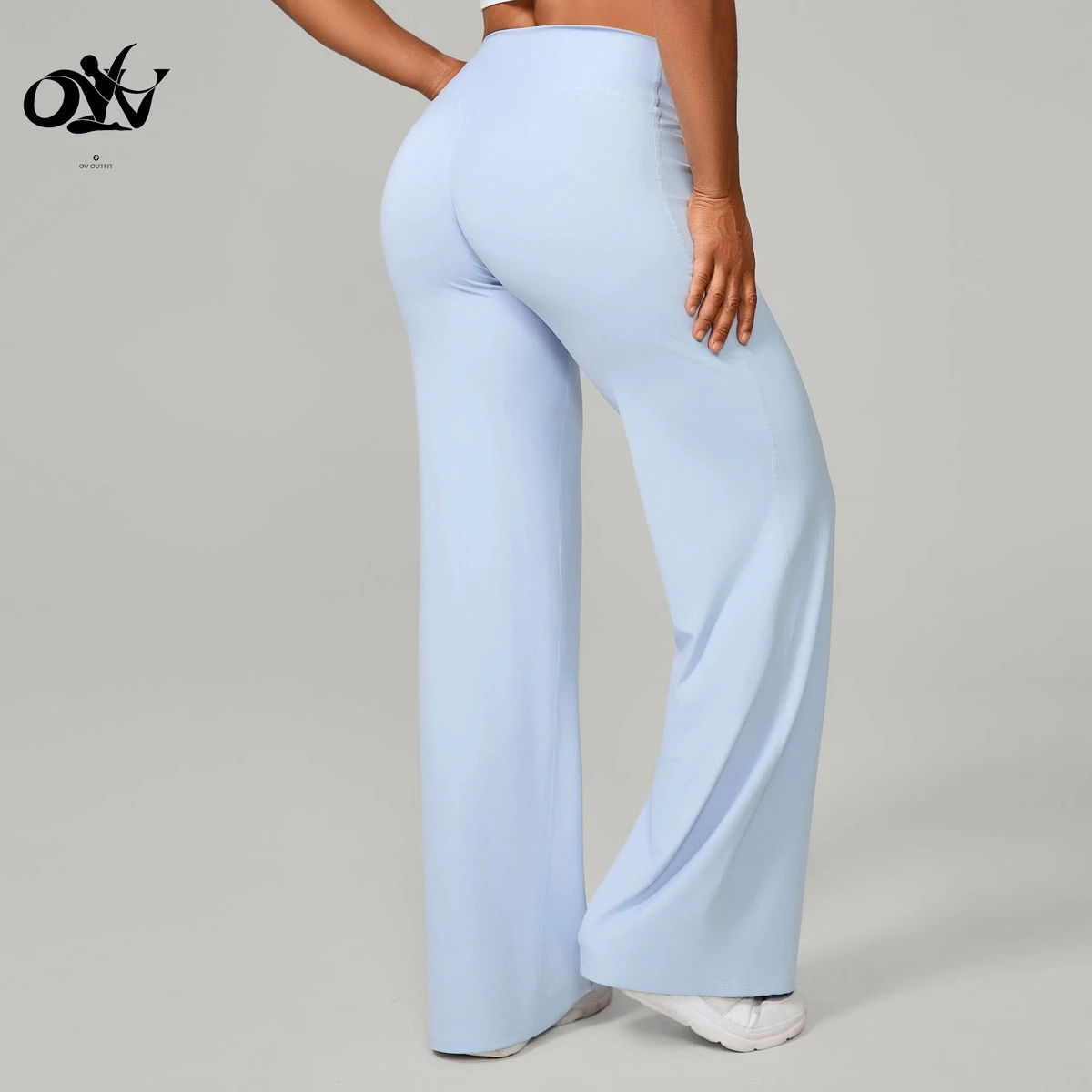 Pilates Straight-leg Yoga Daily Casual Loose Fitness Leggings High-waist comfort Breathable Quick-drying Women's Sports Pants