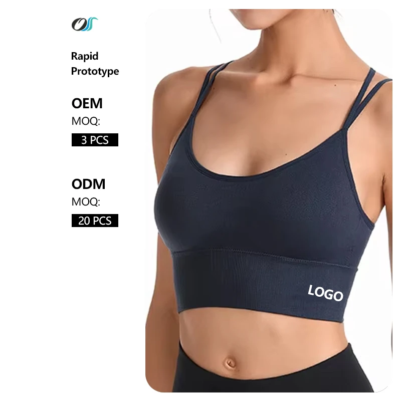 Plus Size Yoga Sports Bra for Women Cross Back Shockproof Running Vest Breathable Fitness Underwear Medium Support