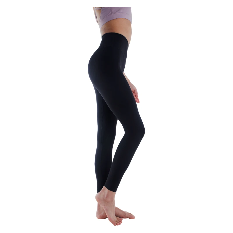 High Waist Solid Ankle-Length Plus Size Workout Leggings Women's Breathable Eco-Friendly Four-Way