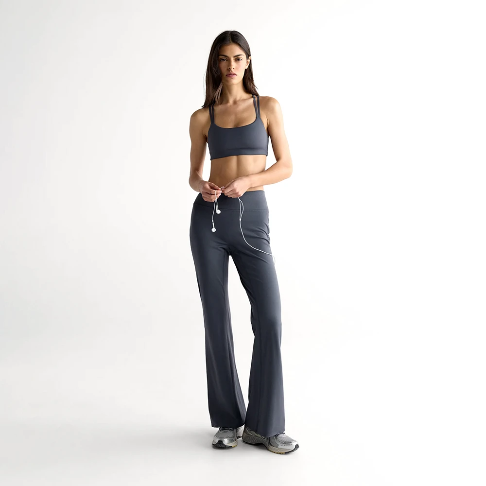 High Waisted Flared Yoga Pants Bootcut Yoga Workout Wide Leg Legging Activewear Lounge Wear Breathable Trousers for Women