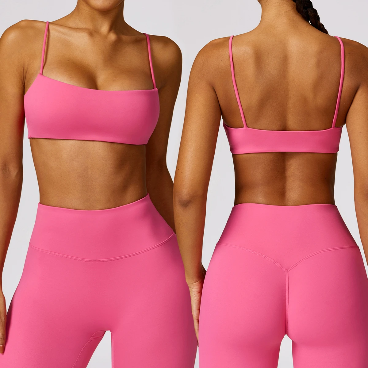 DCWX8579 Lightweight Breathable Yoga Bra Quick-Drying Sports Underwear With Beautiful Back Nude Fitness Top Inner Strap