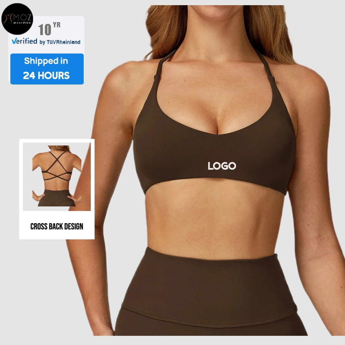 Cloud Comfort Yoga Sports Bra - High-Intensity Quick-Dry Cross Back Design for Workouts