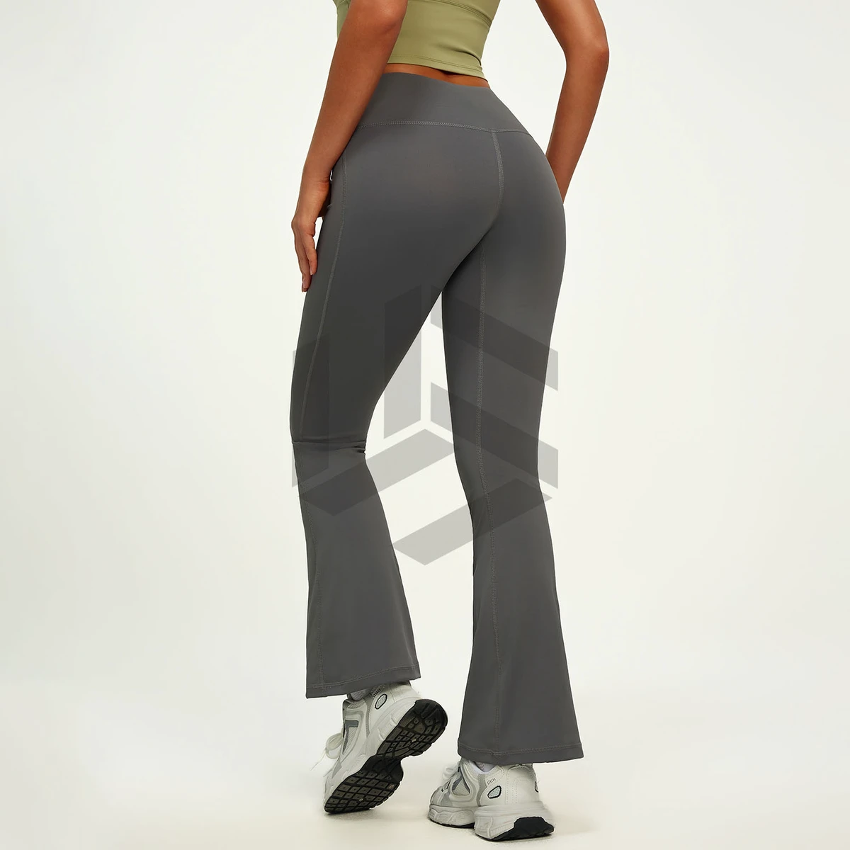 High-Waisted Quick Dry Gym Leggings Elastic Waist Scrunched Butt Yoga Pants Breathable Tie Dye Solid Pattern Pockets Yoga sets