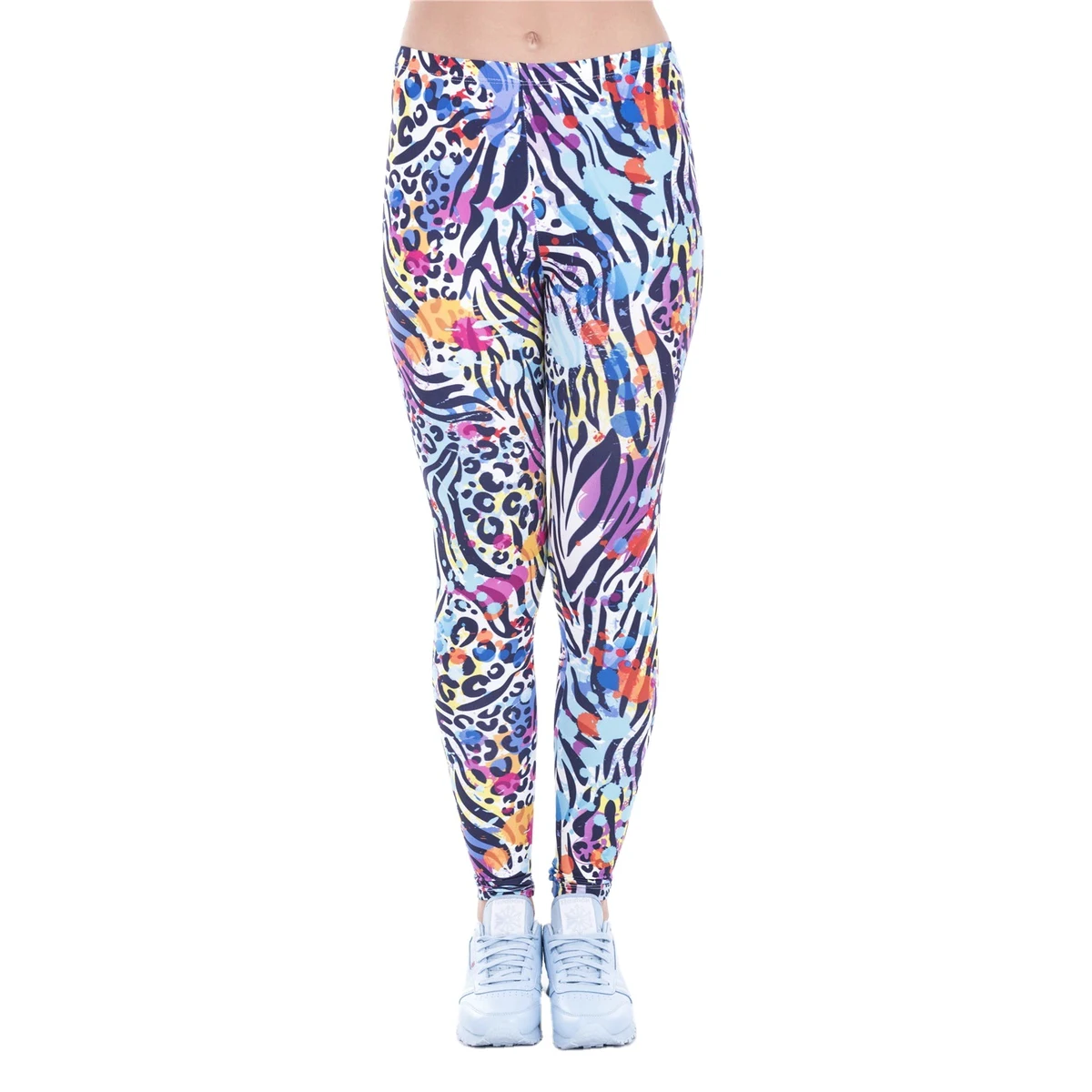 2025 New Arrival Custom Print Women's High-Waisted Polyester Yoga Pants With Pockets Mid-Waist Legging Yoga Wear