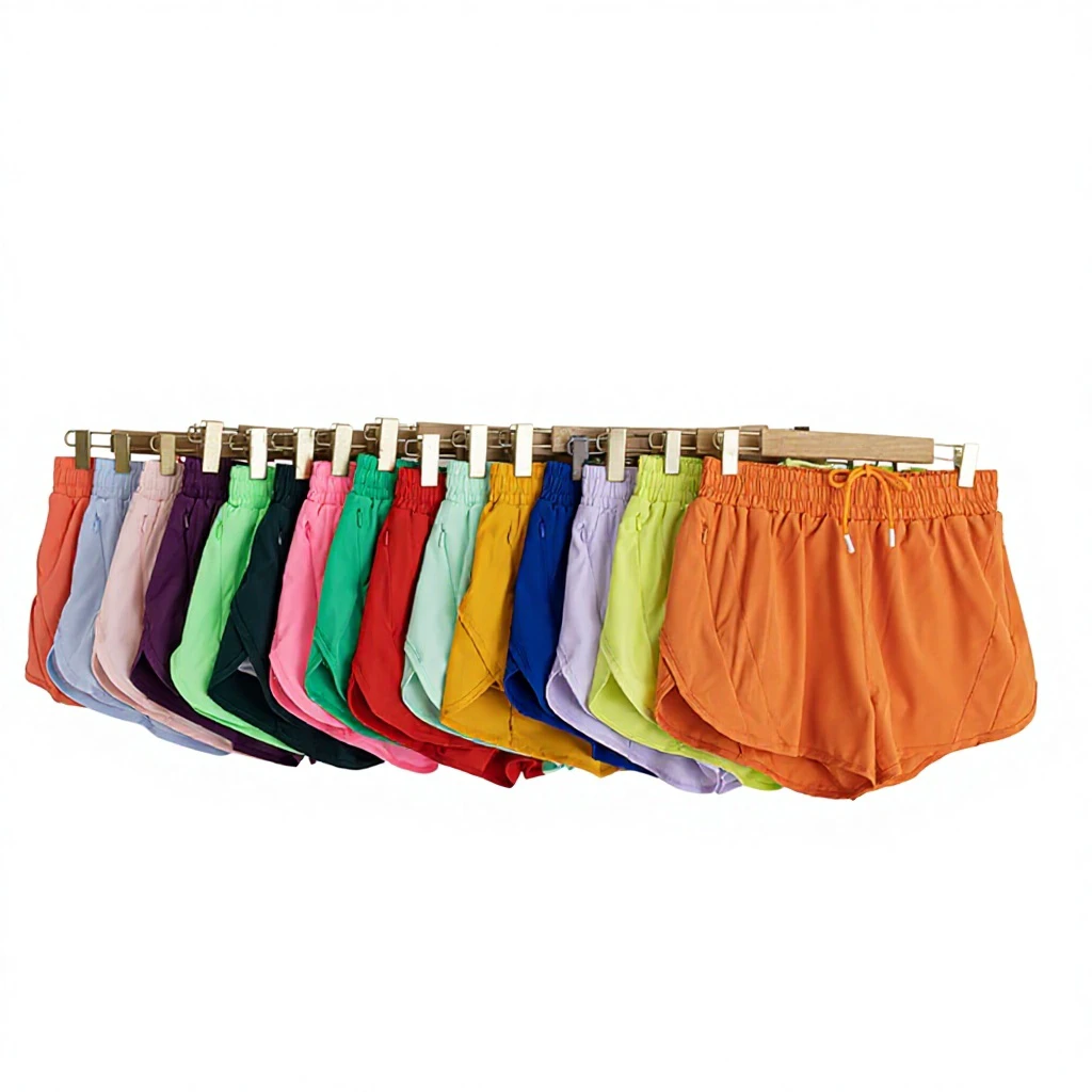 Women's Quick-Dry High Waist Loose Sports Shorts Two-Piece Set for Yoga Fitness