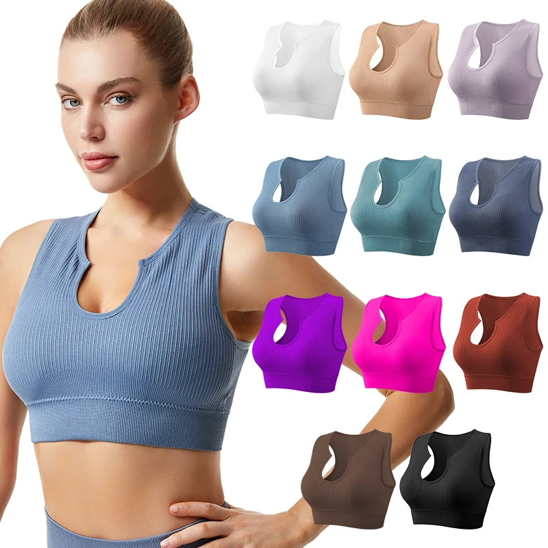 Custom-Made High-Support Sports Bra for Women: Four-Way Stretch, Lightweight, and Comfortable Fitness Bra and Yoga Top