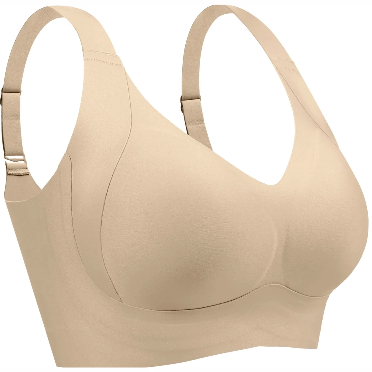 Wholesale Custom Plus Size Women's Racerback Sport Bra Breathable Front Logo High Support Gym Fitness Yoga Wear