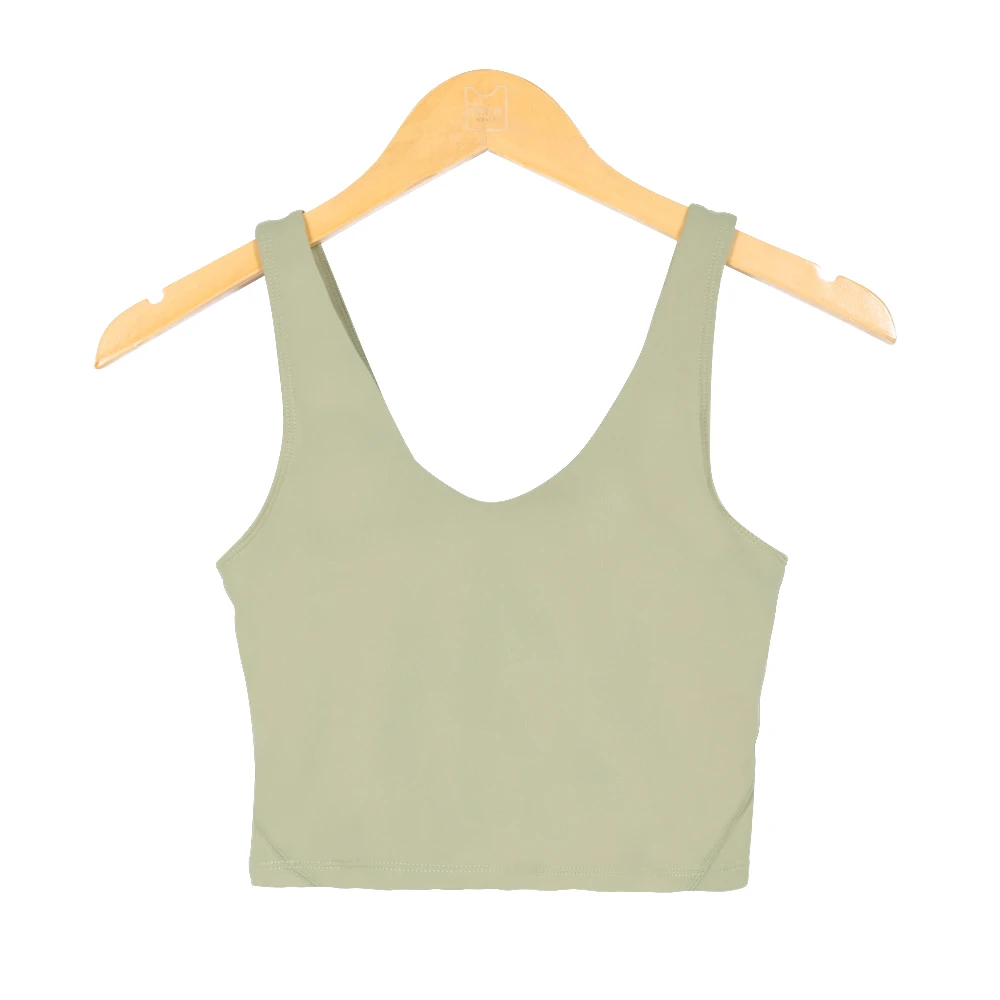 Women's Five-point Pants U-shaped Vest Sports Suit Fitness Nude Bra Beauty Back Lingerie Yoga Sets Breathable 2-Piece