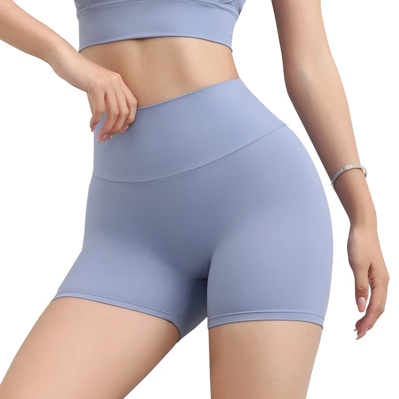 Women's High-Waist Peach Hip-Lifting Sports Shorts Cross-Border Hot-Selling Three-Quarter Yoga Pants Tight Fitness Leggings