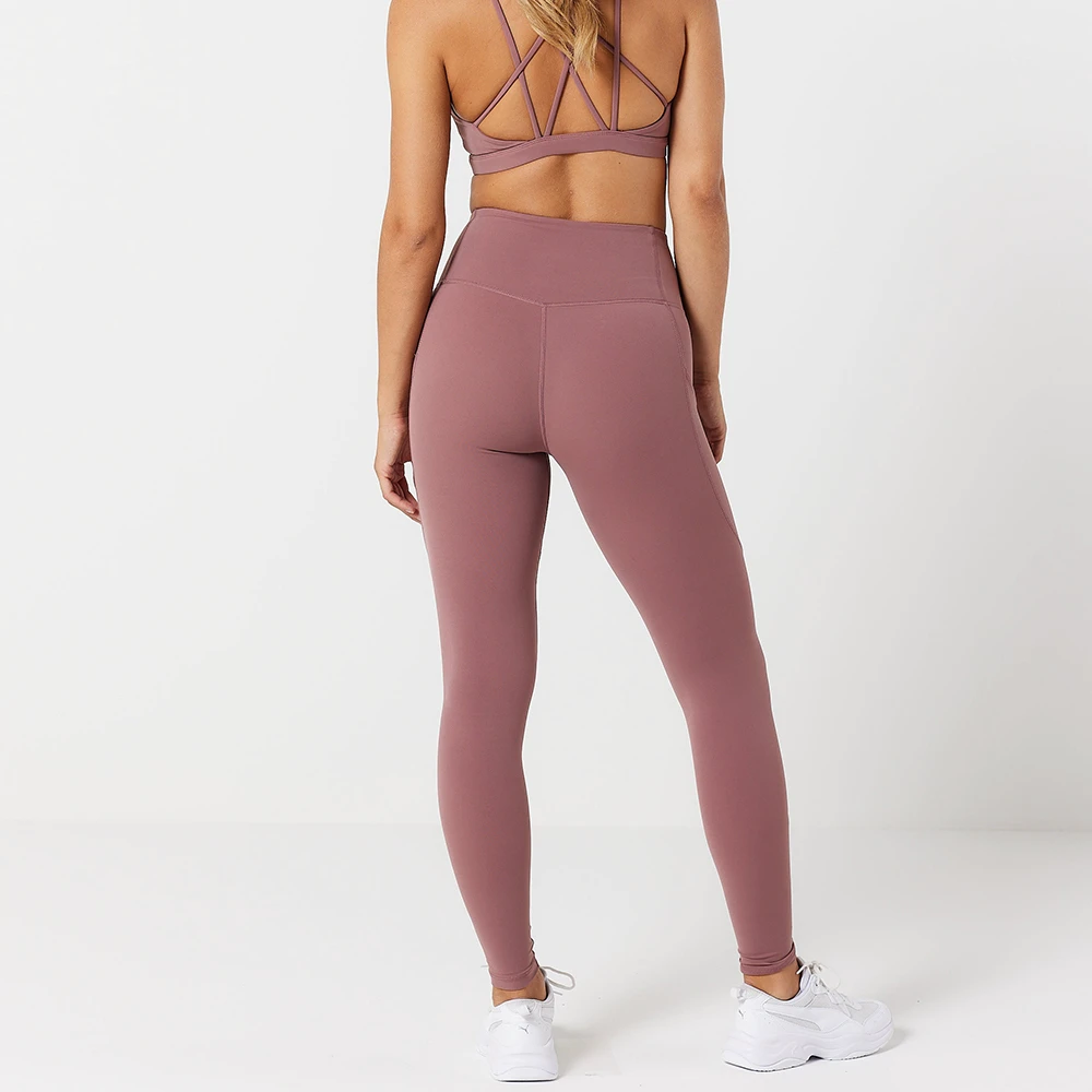 High Waisted Tummy Control Fitness Gym Leggings Butt Lifting Yoga Pants Workout Clothing Womens Yoga Leggings With Pockets