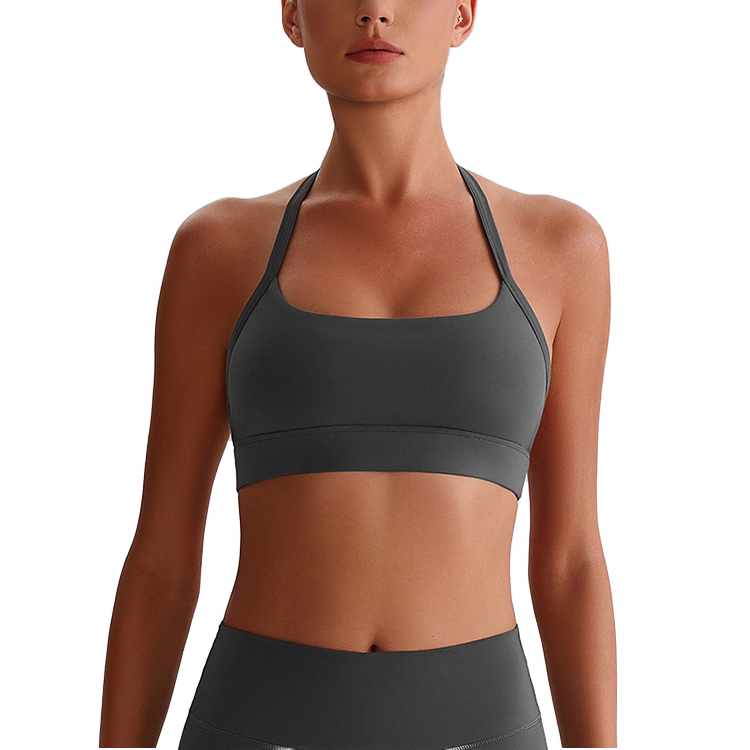 Women High Support Sports Bra Soft Stretch Workout Fitness Running Yoga Training Activewear Gym Wear Apparel