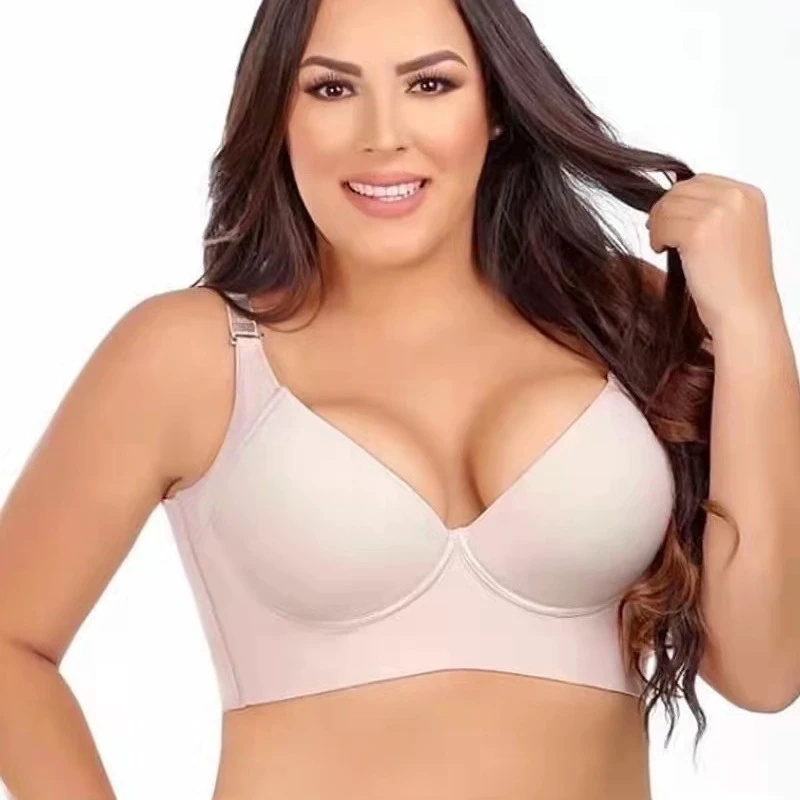 Women's Quality Wireless Sports Bra Plus Size OEM ODM Ladies Printed Bra Adjustable Straps Solid In-Style Yoga Push-up Cup