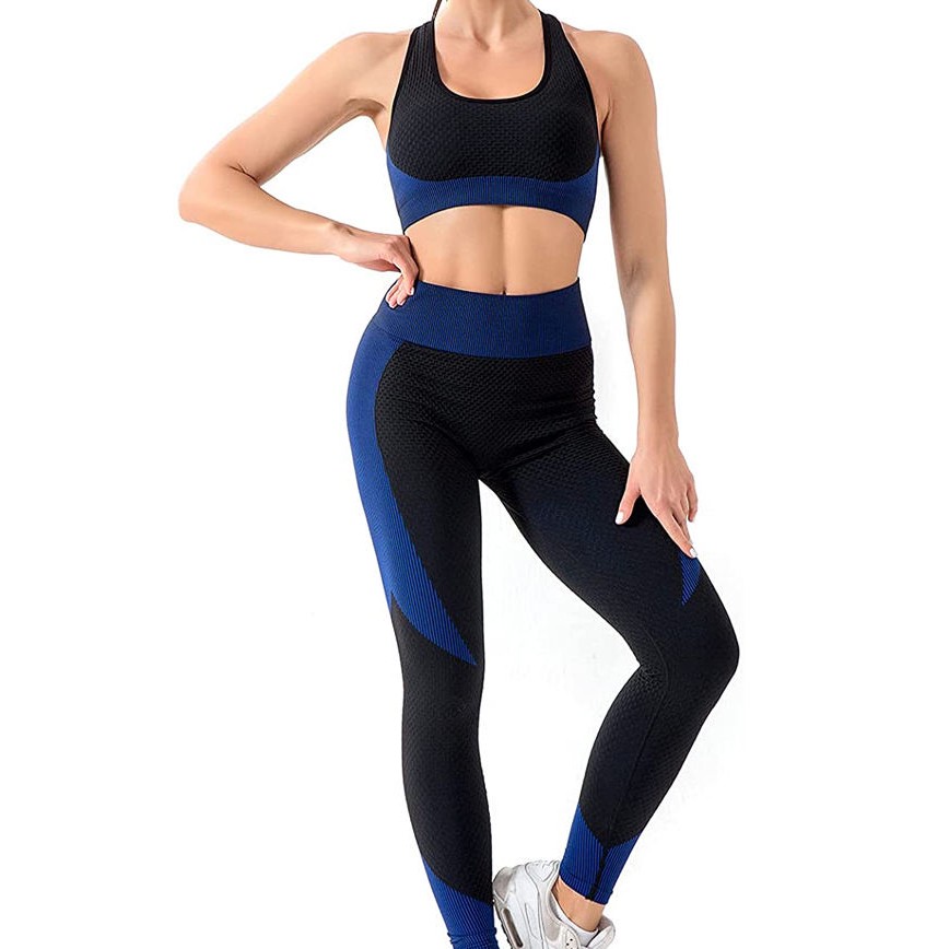 Women Gym Clothing Yoga Set Seamless High Waist OEM Wholesale