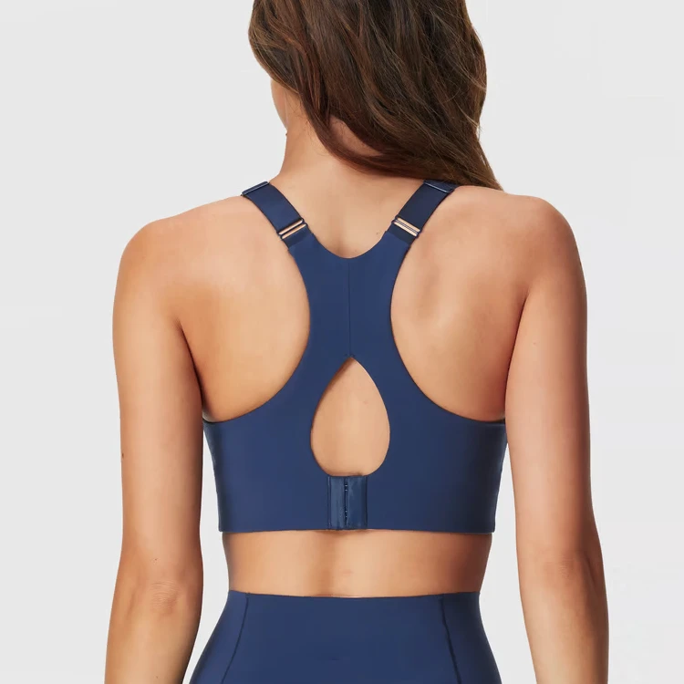 High Support Luxurious Sweat Wicking Lightweight Sports Bra Adjustable Straps Workout Ladies Yoga Tops Bra