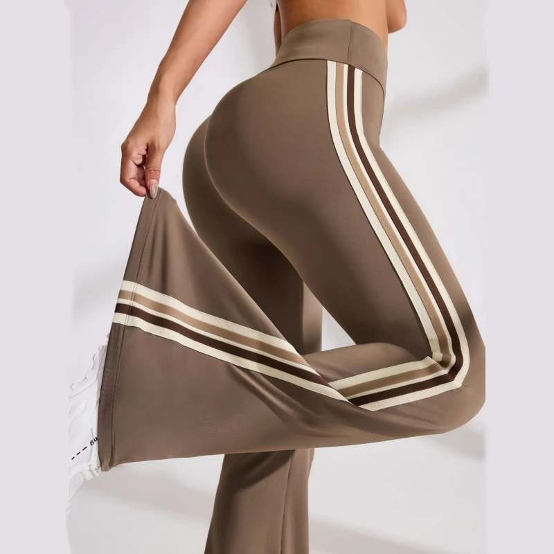 High Waist Tummy Control Elastic Gym Sport Yoga Pilates Running Workout Womens Jogger Full Length Lightweight Breathable Pants