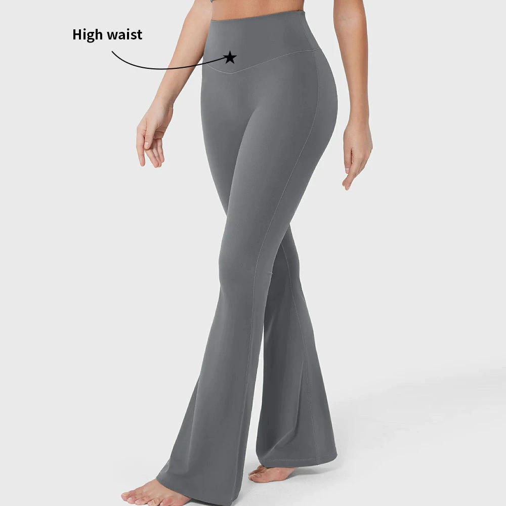 Custom Legging Push up Gym Fitness High Waist Tummy Control Activewear Flare Yoga Leggings for Women