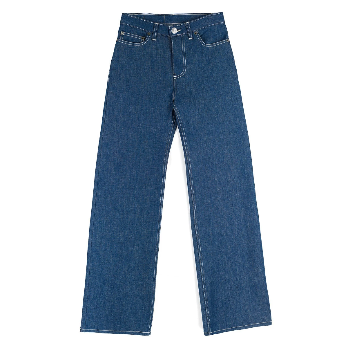 Fashion Slim Fit Mid Waist Denim Jeans Women's Classic Casual Regular Fit Elastic Waist Breathable Anti Wrinkle Polyester Cotton