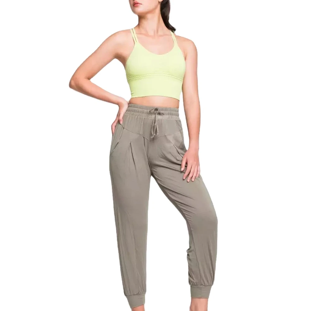 Women's High Quality Eco-Friendly Breathable Skinny Fit Fleece Jogger Pants with Flat Front 100% Cotton with Oem Service