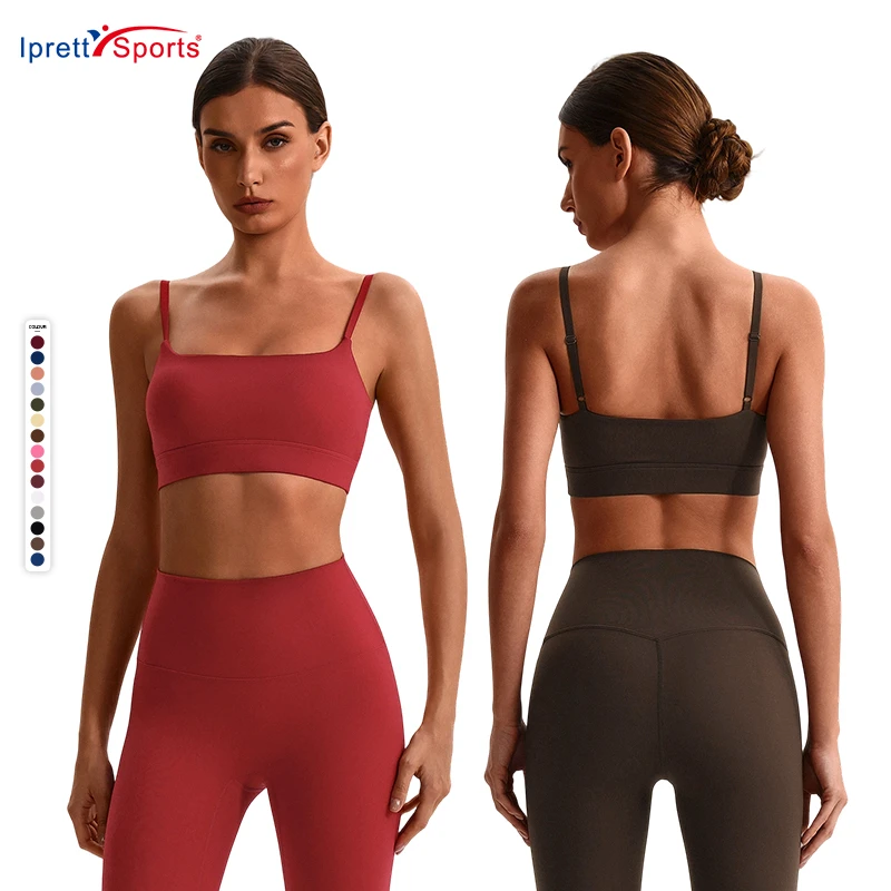 2026 New Style Backless High Support Spandex/Nylon Fitness Yoga Top Outdoor Wear Running Yoga Bra Naked-feel Sports Bra Tops