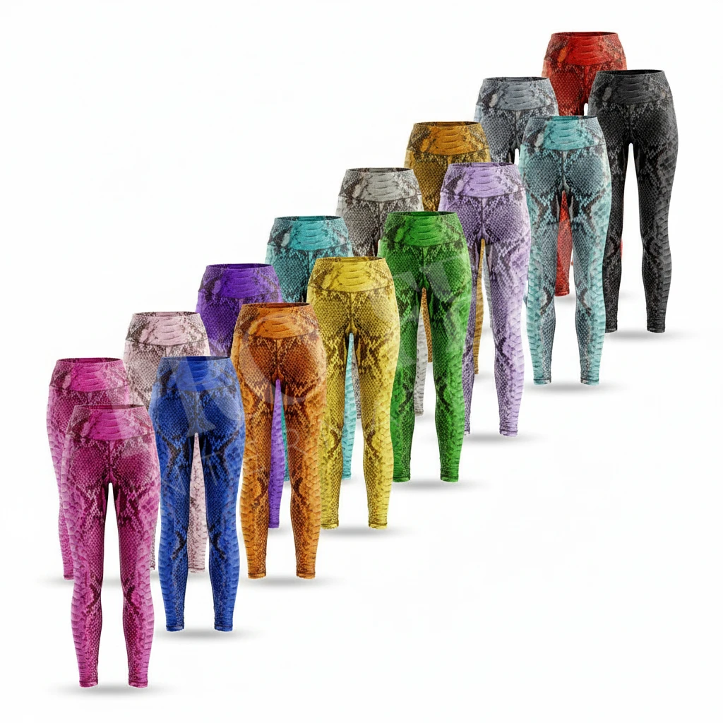 Custom 3D Printed Design High Waist Yoga Leggings Seamless Fitness Gym Workout Stretch Activewear Push Up Custom Made Logo Pants