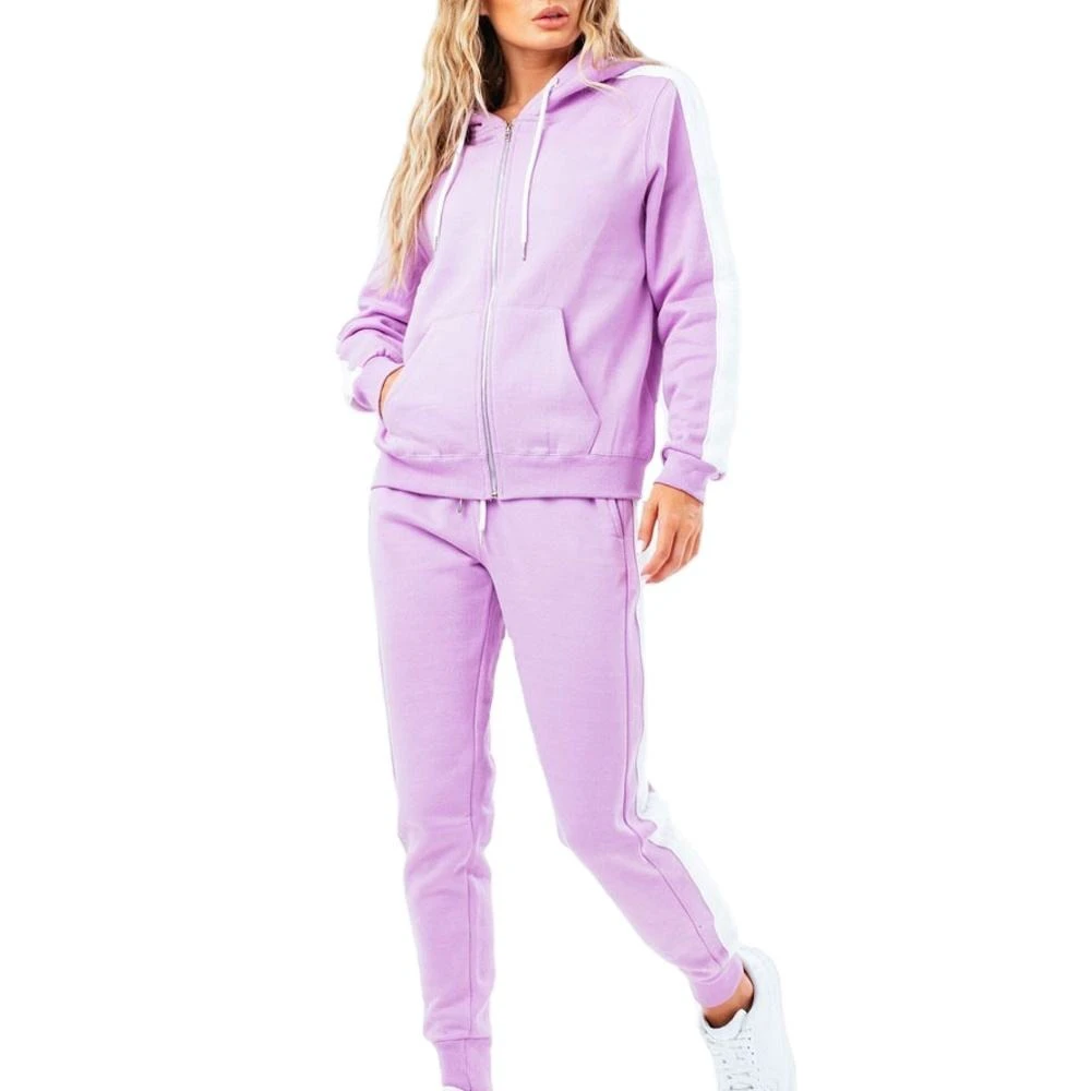 Women Tracksuits Wholesale Fashionable New Design Sports Girls Tracksuit Women Slim Fit Yoga Tracksuits Two Piece Set