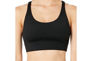 High Support Cross Back Yoga Bra Gym Workout Crop Top Breathable Quick Dry Eco-Friendly Anti-Bacterial Fitness Sports Wear Women