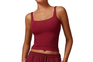Liandong Lightweight Yoga Vest Quick-Drying Fitness Wear All-Match Running Sports Underwear Beautiful Back Design Plus Size