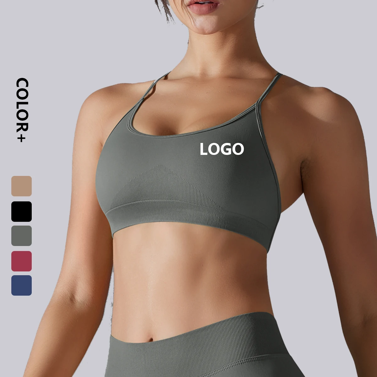 High Quality Sports Bra Girls Fitness Yoga Top Wear Comfort Yoga Sports Bra High Impact Padded Yoga Sport Bra