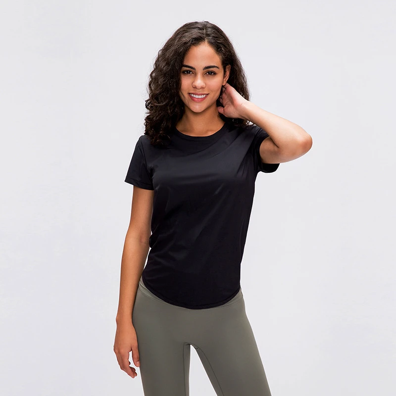 Summer Women t Shirts Workout Short Sleeve T-shirt Women's Fitness Gym Running Yoga Shirts Women