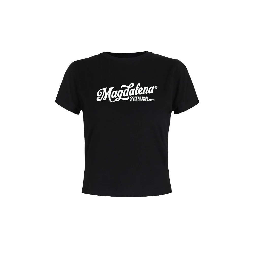 Ladies Tshirt Women Slim Fit T-shirt Cotton and Spandex Round Neck Sexy Crop Top Tshirt Plain Women's T-shirts