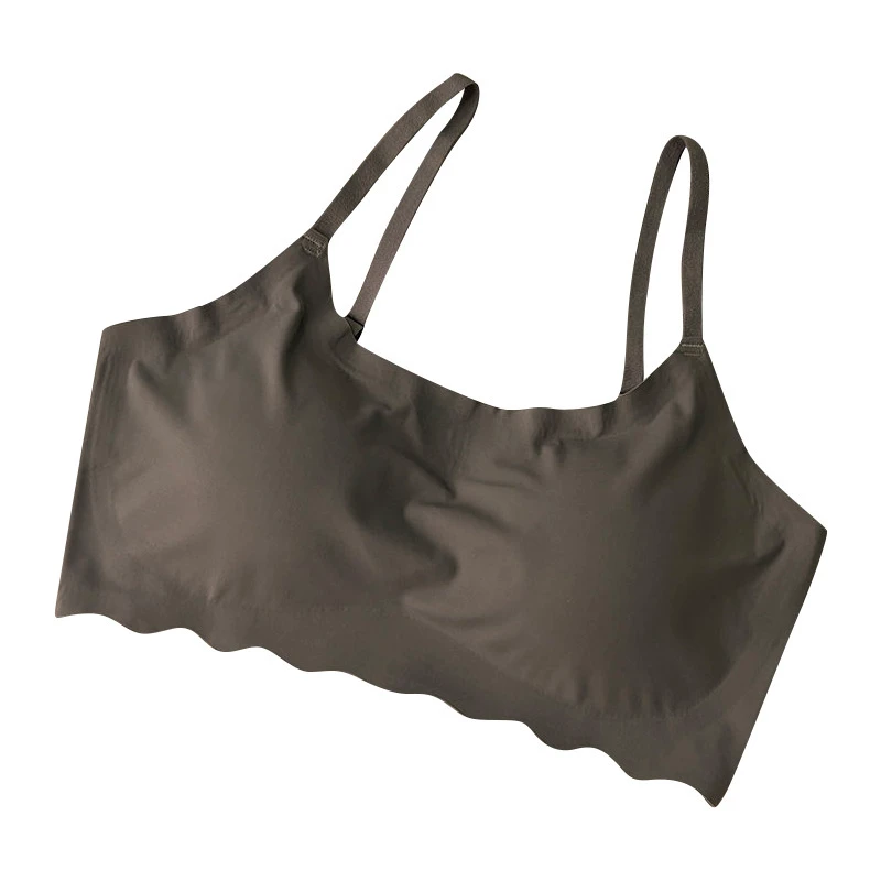 Breathable One-Piece Seamless Sports Bra Suspender Vest with Chest Pad Girls' Ladies' Underwear