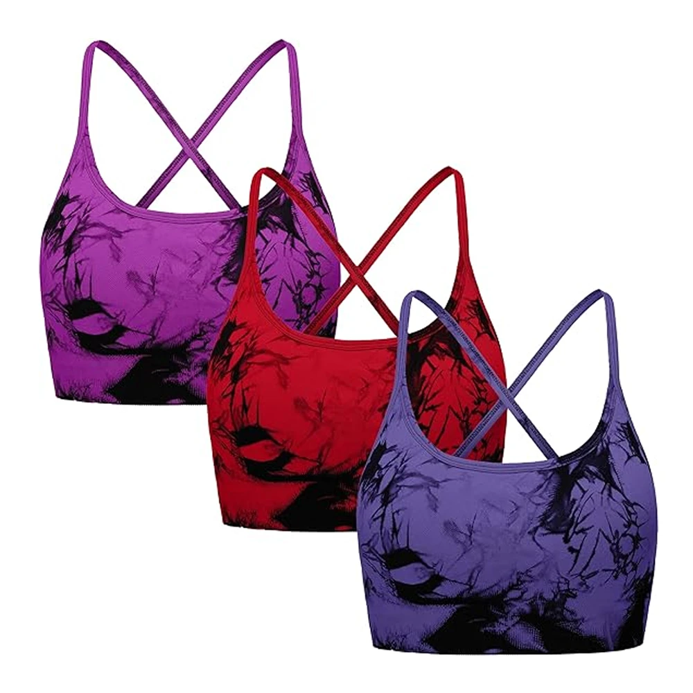 OEM ODM Custom Logo Sports Bra for Women Simple Halter Neck Design New Style Fitness Running Gym Yoga Bra Plus Size Breathable