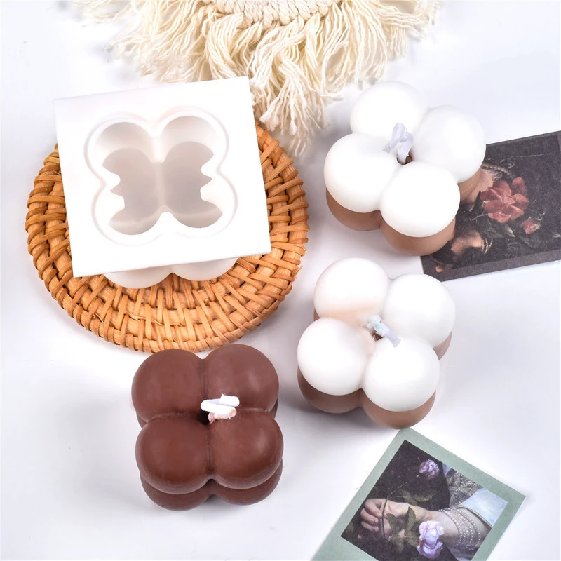 DIY Candle Mold Home Decor Aromatherapy 3d Silicone Molds for Candle Making