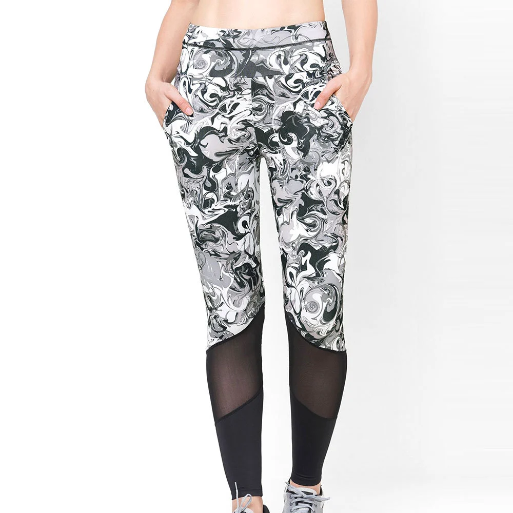 Professional Women's High Quality Solid Pattern Yoga Leggings High Elastic Four-Way Stretch Breathable Eco-Friendly Full Length