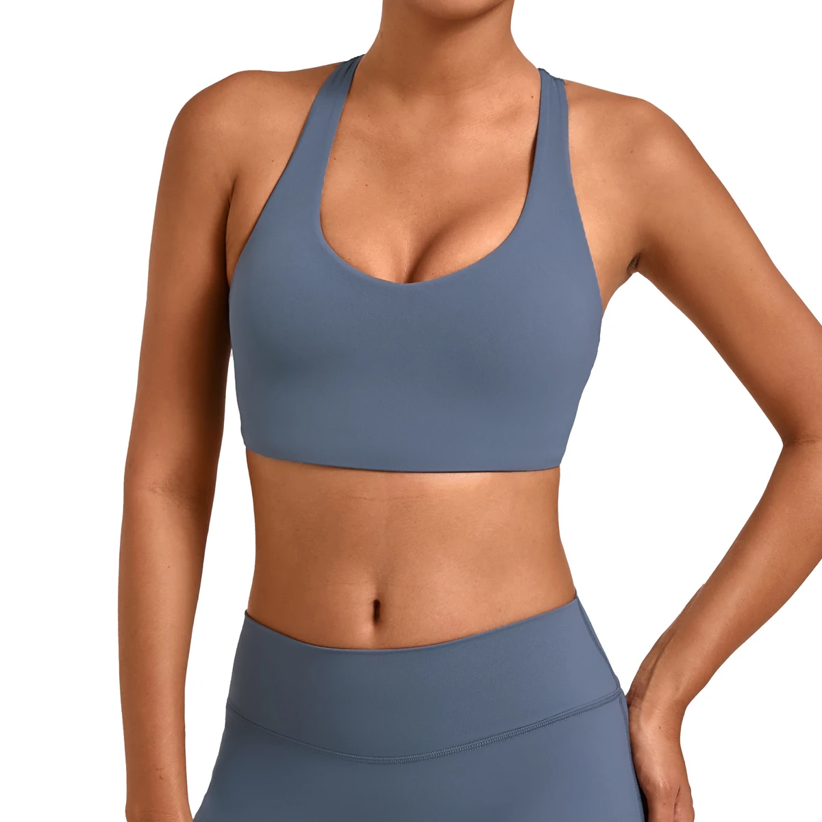 Impact Sports Bras for Women High Support Racerback Sports Bra Vest-style Sports Bra Tight