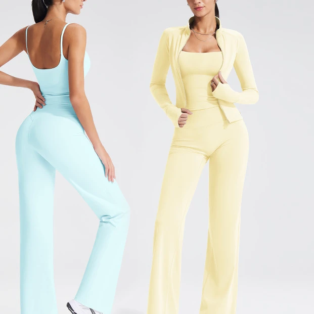 Cross Border Stand up Yoga Jacket Running and Cycling Exercise Slimming and Stretch Fitness Yoga Top for Women