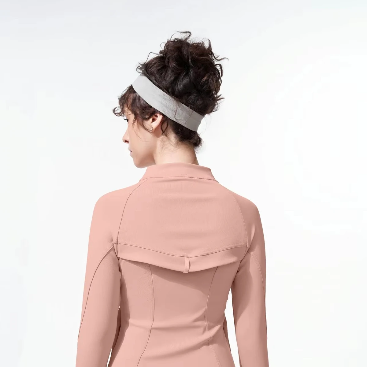 Slim-Fit Running Fitness Sports Jacket Breathable High Elastic Top for Adults Quick-Drying Yoga Clothing for Autumn Winter