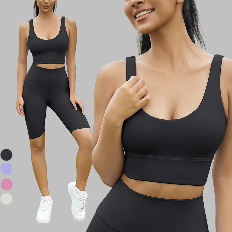 Wholesale High Support Sports Bra With Your Logo Custom Made Gym Wear Yoga Fitness Workout Sports Bra for Women