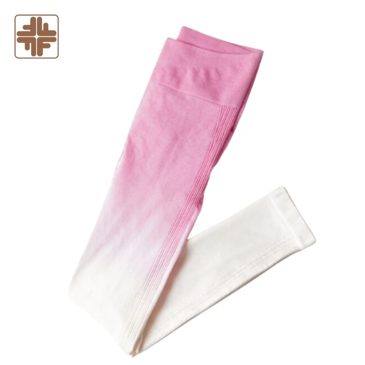 New Yoga Set Smoothing 7/8 High Rise Elastic Waist Solid Ankle-Length Compression Legging