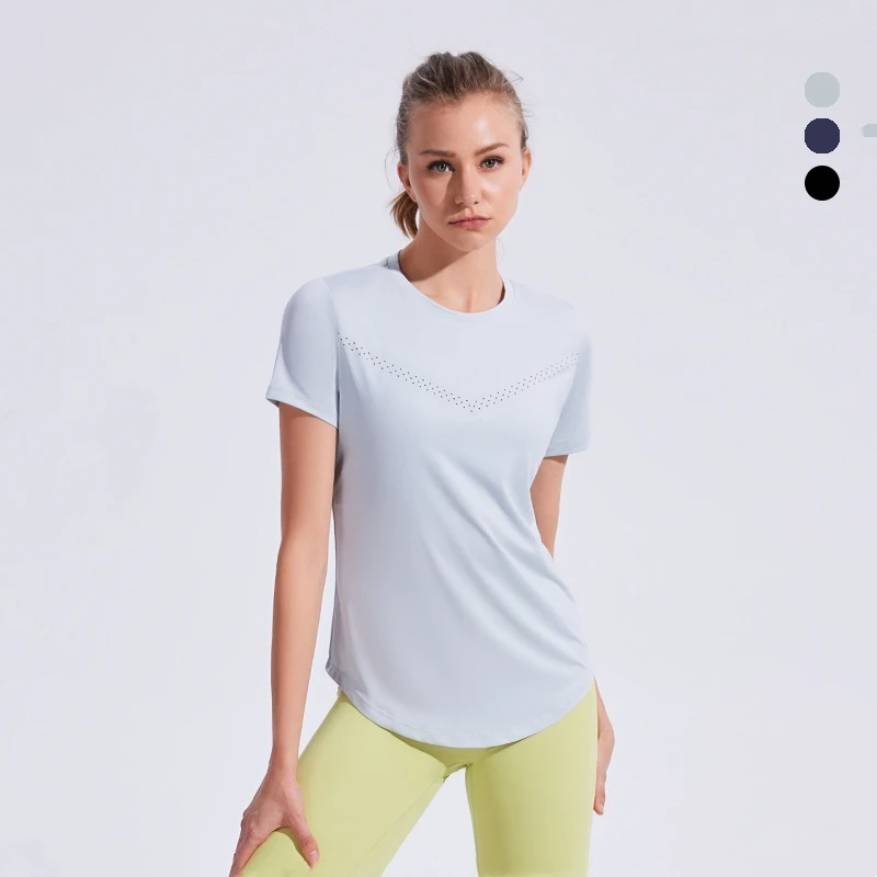 Women's Lightweight Plus Size Long Sleeve Workout Shirts Breathable Mesh Hole Yoga Athletic Gym T-Shirts Sports Running Tops