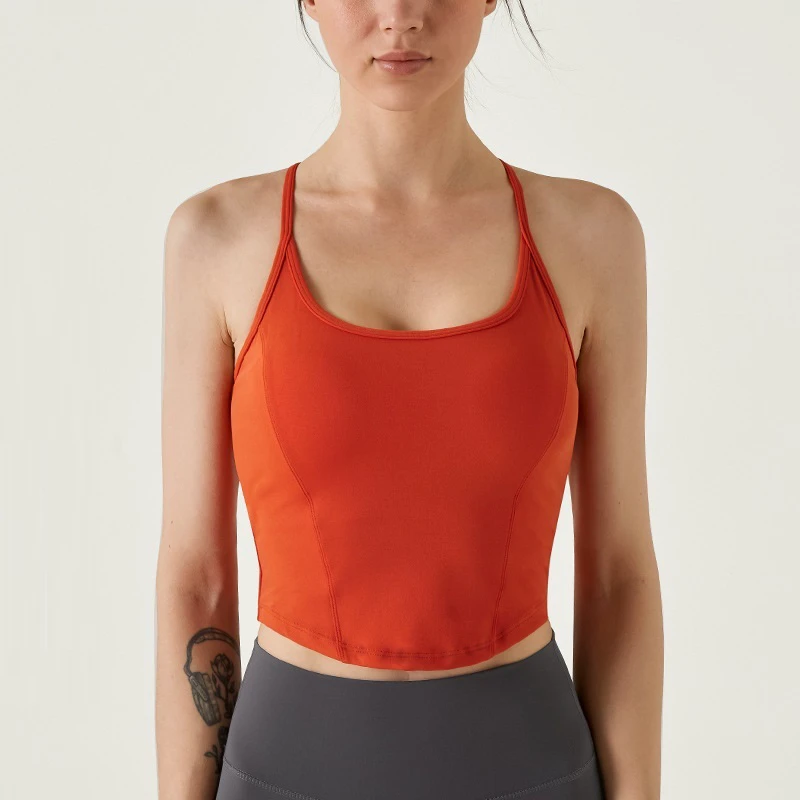 Women's Lightweight Yoga Top Vest Fitness Underwear for Outdoor Running Sports Quick Dry Yoga Vest Running Sports Vests