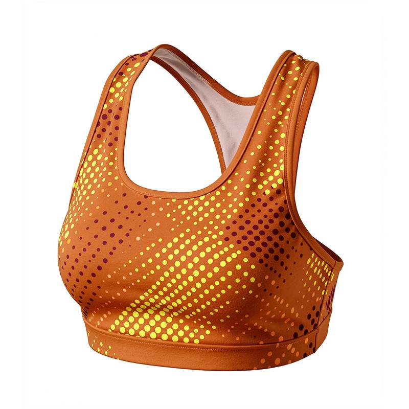 Fanshi Custom Athletic Sports Bra For Women Moisture Wicking High Stretch Gym Training Daily Wear